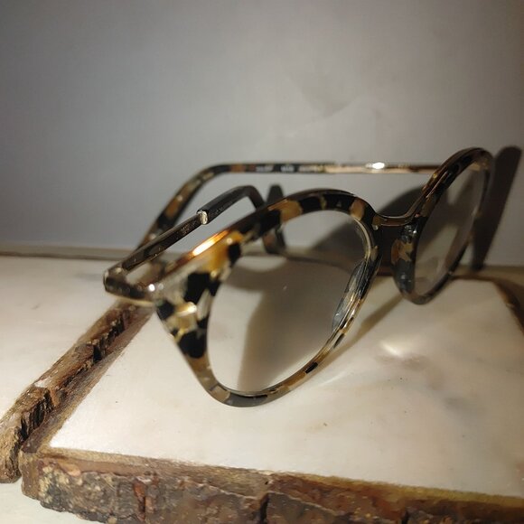 Bruno Chaussignand Julep Marble Brown Eyeglass Frame Paris France Vision - Picture 5 of 12